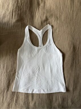 lululemon athletica White Racerback Tank Top